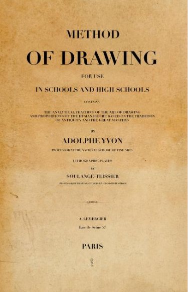Method of Drawing by Adolphe Yvon - Scanned Pdf